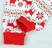 Flying Reindeer Toddler Kid Boys Girls Christmas pajama T shirt+long pants A7169 (7-8 Years, White)