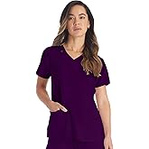Dickies Women's Scrub Top V-Neck Top with 2 Pockets, Moisture Wicking and 360° Stretch Fabric - DK615