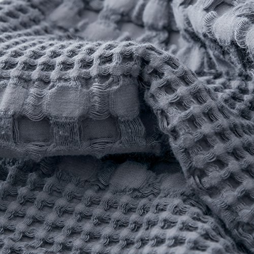 PHF Lightweight Waffle Weave Blanket for Summer 100 Cotton King Size