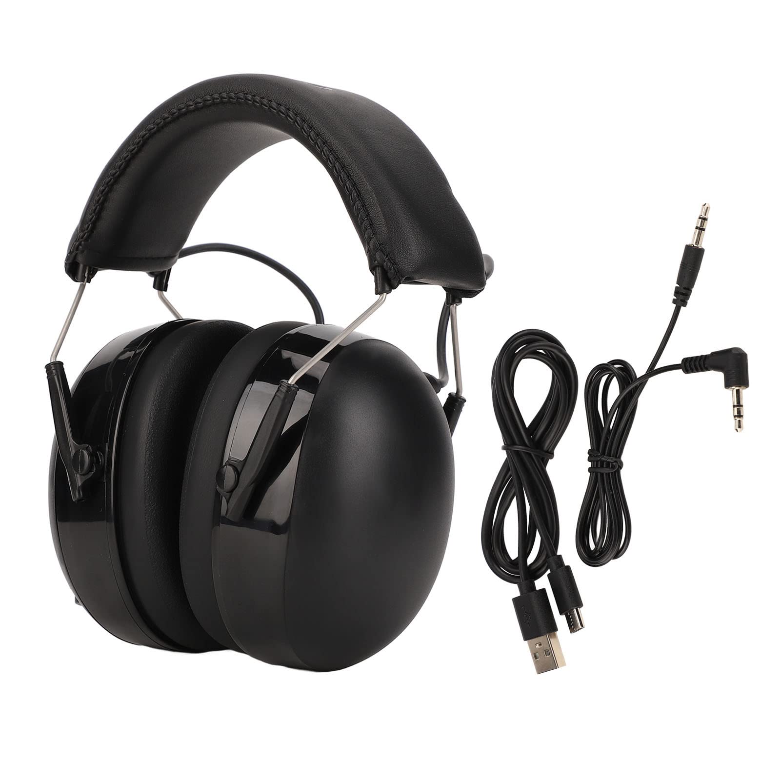 Haofy Noise Reduction Earmuffs, Hearing Headphone Bluetooth 5.0 Noise Canceling Children Safety Ear Defenders Multi Functional Electronic Headset
