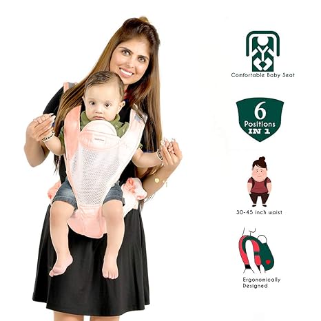 Buy Noymi Ergonomic Baby Carrier With Hip Seat Breathable Baby