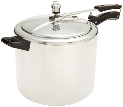 HawkinsClassic New Improved Small Aluminum Pressure Cooker, 6.5 Litres, Silver