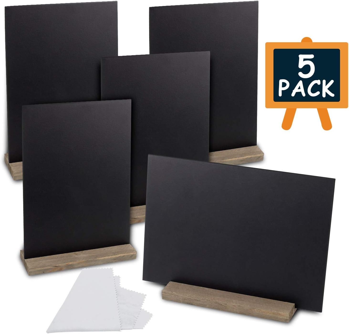 Whaline Mini Chalkboard Signs Double Sided Small Blackboard Message