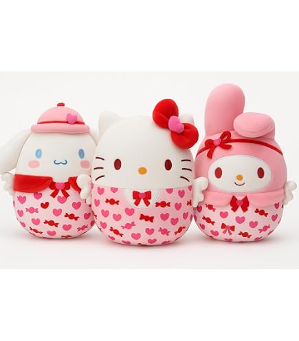 Peluche de néon de Hello Kitty e amigos, 30,5 cm, produto oficial