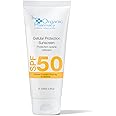 The Organic Pharmacy Cellular Protection Sunscreen SPF 50 for Face & Body - Mineral Sunshield to Block Both UVA & UVB - Vitamin-rich Natural Antioxidants - Light, Non-Flaky, Non-Greasy - 3.4 oz 100 ml