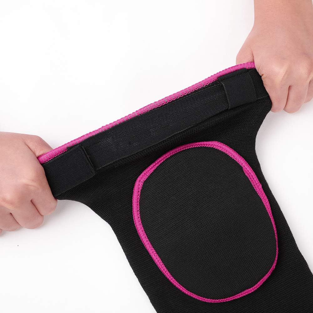 Greneric Protective Knee Pads for Dancers Soft Knee Thick Sponge Anti-Slip Collision Avoidance Knee Sleeve for Volleyball Women Girls Boys : Sports & Outdoors