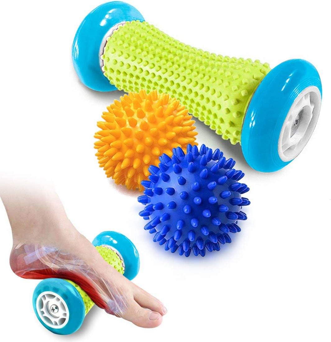 CNCulturegg Foot Massage Roller Spiky Ball Foot Pain
