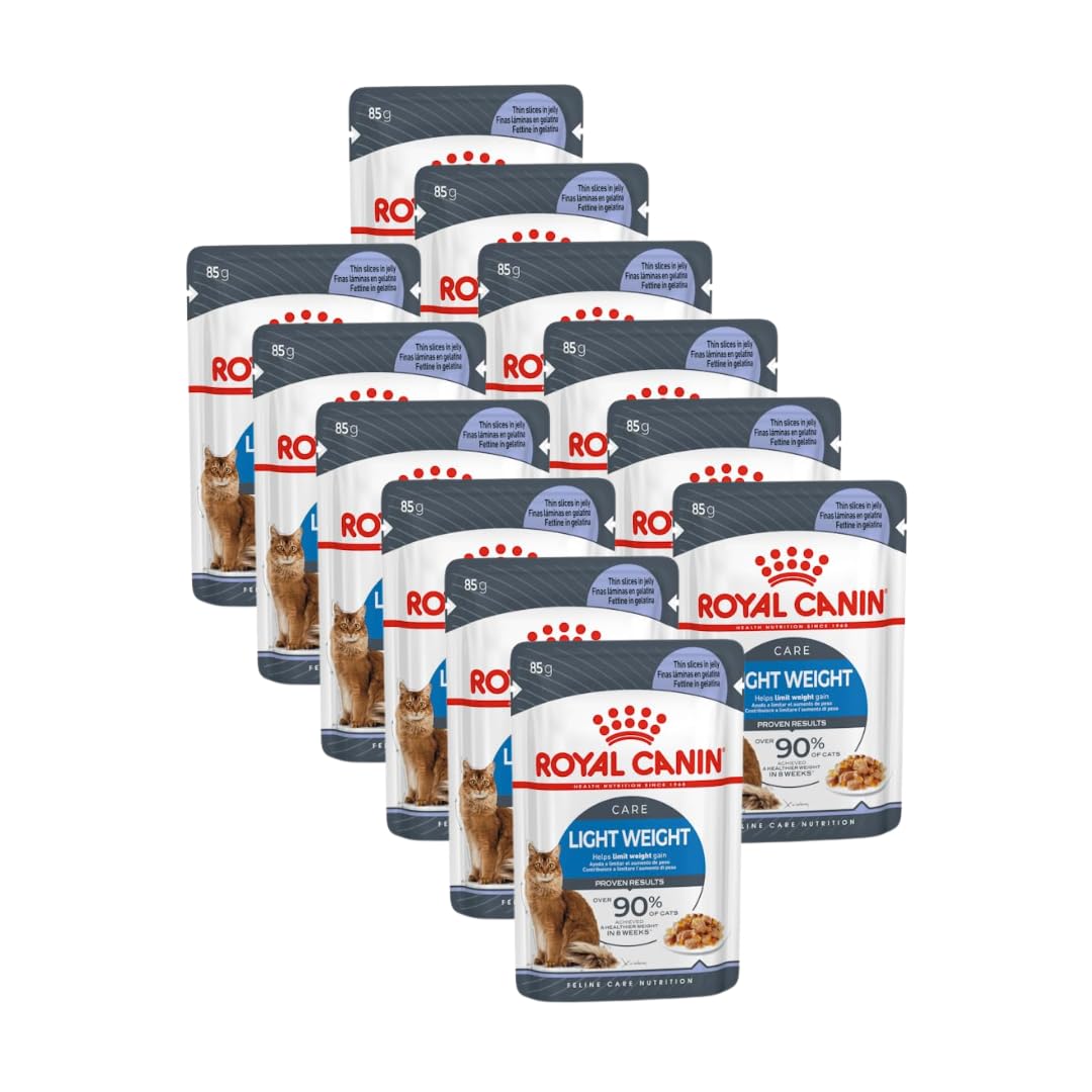 Royal Canin Wet Cat Food Nutrition Ultra Light Jelly 12 x 85g Pouches