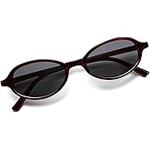 Appassal Retro Oval Sunglasses for Women Men Vintage Polarized 90s Designer Sunnies AP3753