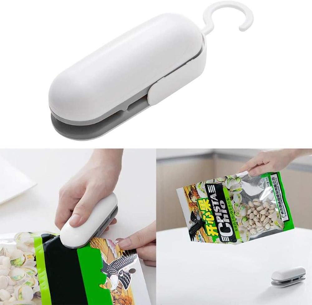 Mini Bag Sealer, Portable Heat Sealer Sealing Machine Food Saver for Plastic Bags Package for Storage Bag Sealing,1 PCS