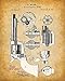 Original Colt Pistols Patent Art Prints - Set of Four Photos (8x10) Unframed Gun Pictures for Wall - Makes a Great Man Cave Gun Poster Decor - Gift Under $20 for Gun Owners and Firearms Enthusiasts