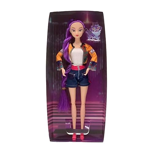 K-Pop D-Demon H-Hunters Dolls, K-Pop Demon Hunters Toys Dolls, Huntrix Rumi/Mira/Zoey Doll & Figurine Clothing Accessories Fan Merch, Christmas, Birthday Gifts