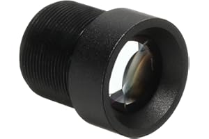 uxcell 12mm CCTV Camera Lens 3MP F2.0 FPV Wide Angle Security Camera Lens M12 Threaded Dia for IP Camera Panoramic, Black