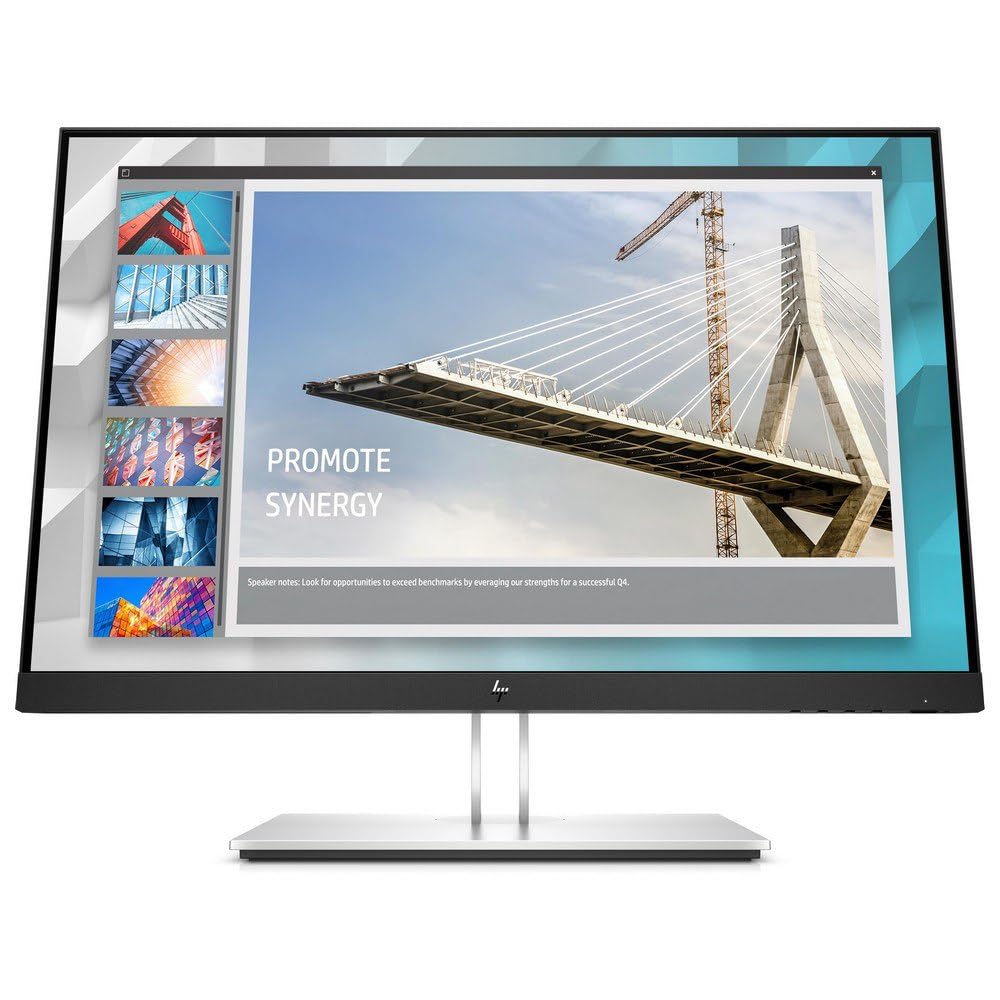 HP E24i G4 24inch IPS WUXGA E-Series E24i G4, 61 cm, W125917111 (E-Series E24i G4, 61 cm (24), 1920 x 1200 Pixels, WUXGA, 5 ms, Black, Silver)