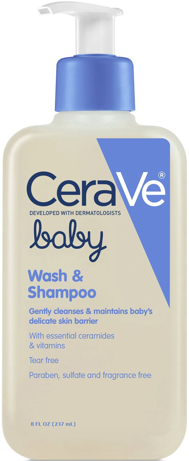 CeraVe Baby Wash & Shampoo, 8 oz