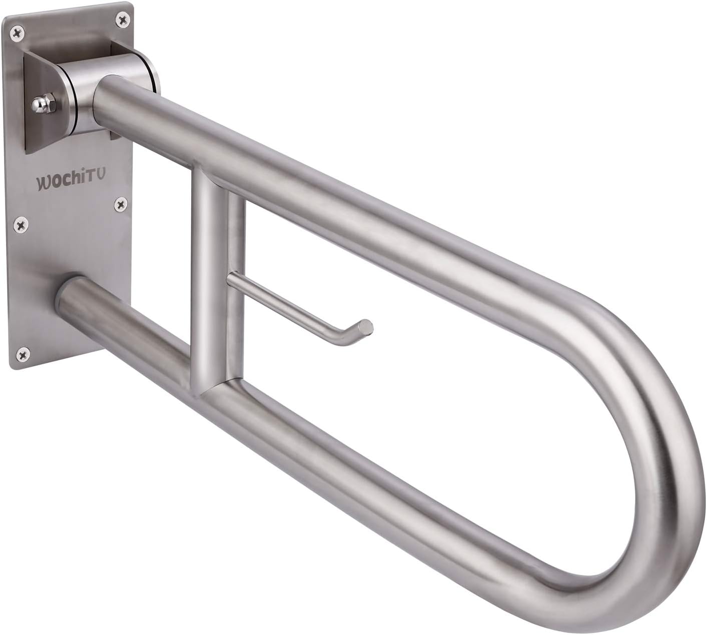 29.5 INCH Grab Bars for Bathroom Toilet Safety Rails for Elderly Pregnant Women Disabled Handicap Bar Medical Flip Up Arm Rails Support Foldable Skid Resistance White: Health & Personal Care