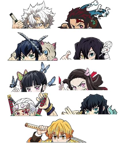 Amazon.com - SS&Ds Nezuko Demon Slayer Peeking Vinyl Decal