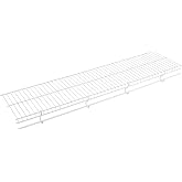 Rubbermaid Free-Sliding Wire Shelf, White, Adjustable Shelving with Free-Slide Design for Closet Organization System