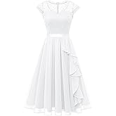 Wedtrend Women's Bridesmaid Dresses Short Prom Dress Ruffle Semi Formal Cocktail Dresses Floral Homecoming Dress