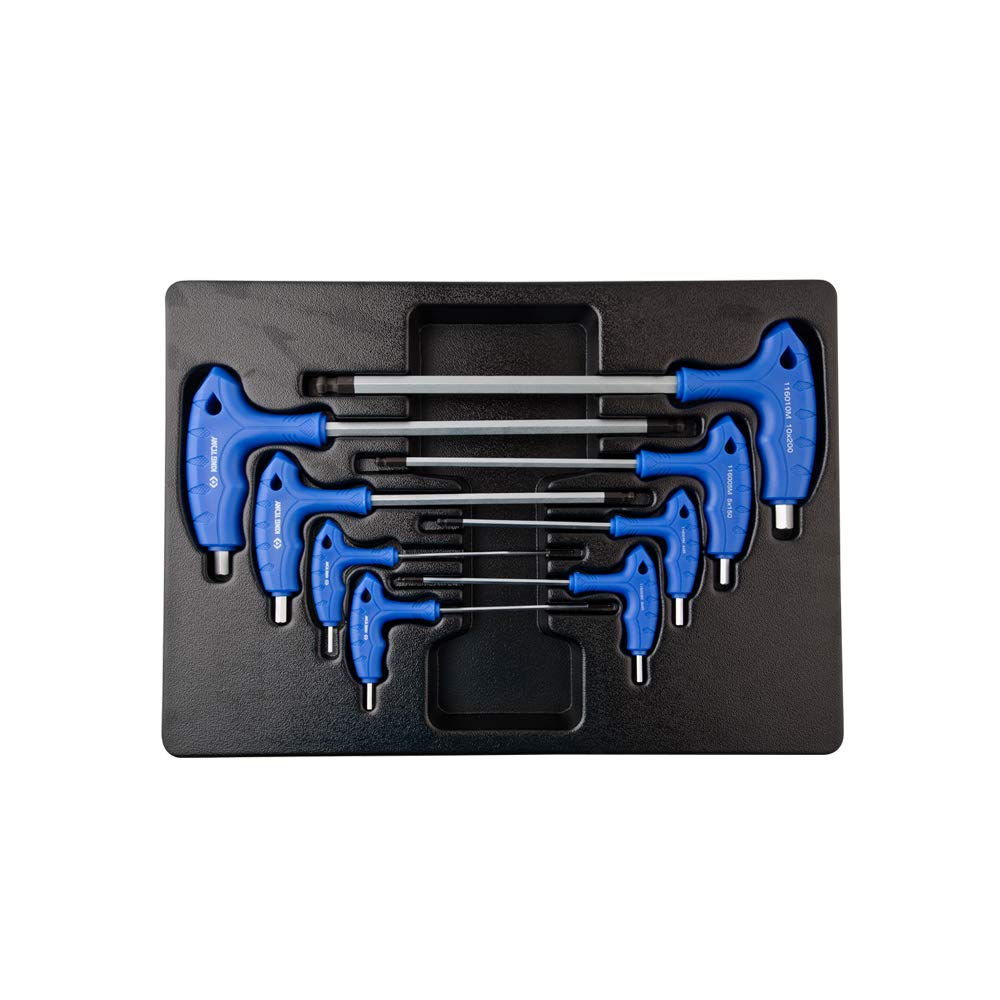 KING TONY 922108MR Hex Key for Tool Trolley, Set of 8