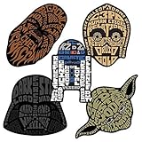 Star Wars Classic Shaped Stickers - Prizes and Giveaways - 100 per Pack