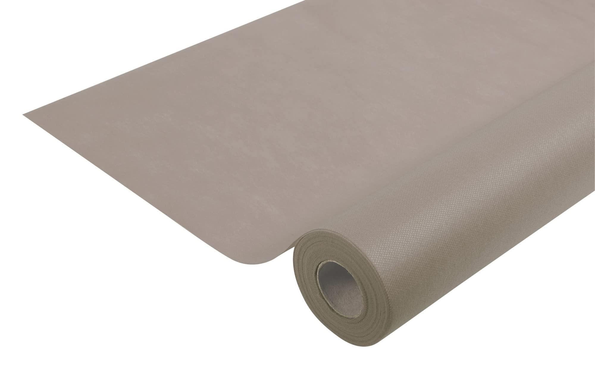 Disposable spun bound nonwoven tablecloth - Roll 10 M long X 1.20 M wide - Tear-proof, water-repellent and wipe able material - grey — image 1