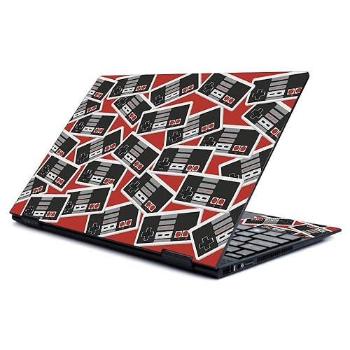 MightySkins Skin for HP Envy X360 13" (2019) - Retro Controllers 3 | Protective, Durable, and Unique Vinyl Decal Wrap Cover | Easy to Apply, Remove, and Change Styles | Made in The USA - Amazon deal for $20.37