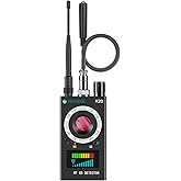 JMDHKK Hidden Camera Detector, Bug Detector, Magnetic Field Detector for Privacy Protection Listing Device in Hotel (Black)