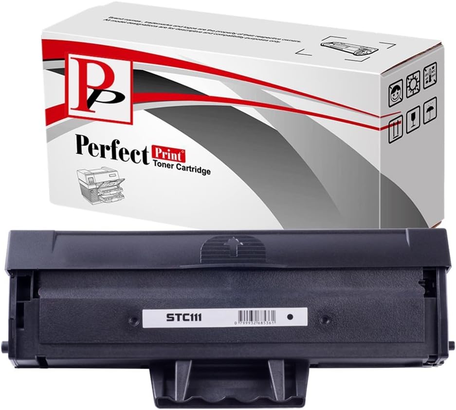 PerfectPrint Compatible Toner Cartridge Replacement for Samsung Xpress SL-M2020 SL-M2020W SL-M2022 SL-M2022W SL-M2026 SL-M2026W SL-M2070 SL-M2070F SL-M2070FW SL-M2070W MLT-D111S (Black