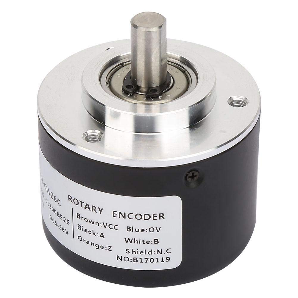 Passive Components 5-26V DC ABZ 3 Phase Incremental Rotary Encoder E6C2 ...