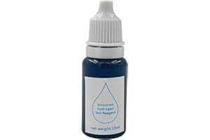 MOSM 1Pack Dissolved Hydrogen Test Reagent Measuring Molecular Hydrogen Concentration in Water Blue Drops for Hydrogen Water Generator Bottle Hydrogen Machine