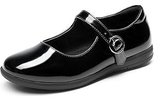 DREAM PAIRS Girls Mary Jane Flats School Uniform Dress Shoes