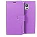 Galaxy S5 Case, BUDDIBOX [Wallet Case] Premium PU Leather Wallet Case with [Kickstand] Card Holder and ID Slot for Samsung Galaxy S5, (Purple)