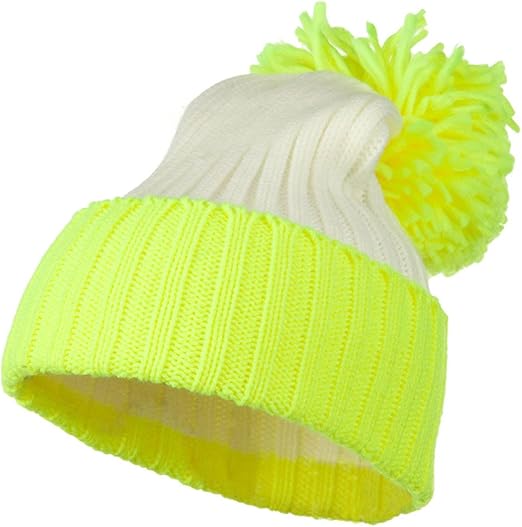neon winter hat