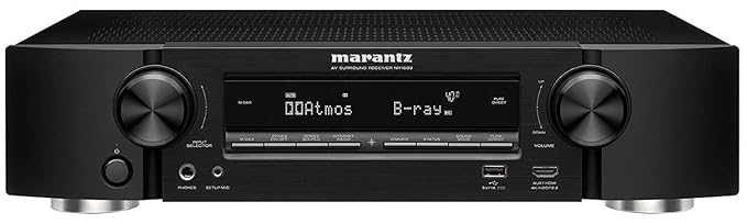 Marantz NR1609 7.2 Channel AV Receiver Black, Compatible with Alexa