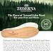 Zederna Cedar Wood Shoe Insoles 1 Pair, Cedar/RedUS M 8.5/ W 10/ EU 42
