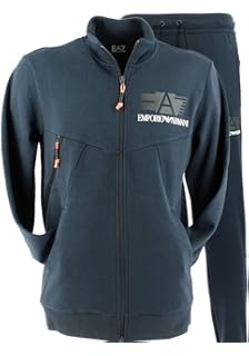 emporio armani ea7 overhead hooded tracksuit