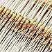 Ltvystore 1500pcs 75 Values 1 ohm - 10M ohm 1/4W Carbon Film Resistors Assortment Kit Assorted Set
