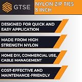 GTSE Brown Nylon Cable Ties 200mm x 2.5mm Pack of 100 8kg view 6