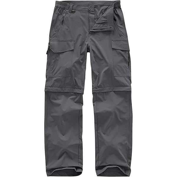 Amazon.com: Mens Hiking Pants Convertible Zip Off Lightweight