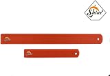 Shine Set of 3 Metal Rulers 12 8 6 Inch Stainless Steel Metric Imperial Dual view 2