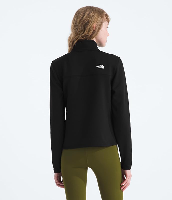 Chaqueta Forro Polar Cedar Trail Grid 1/4 Zip Mujer,Black,L — foto 2 de 7