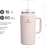 STANLEY Quencher H2.0 FlowState Tumbler 1.2L Rose Quartz 11H Cold 48H Ice view 2