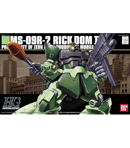 Amazon.com: Bandai Hobby MS-09R Rick-DOM, Bandai Master Grade