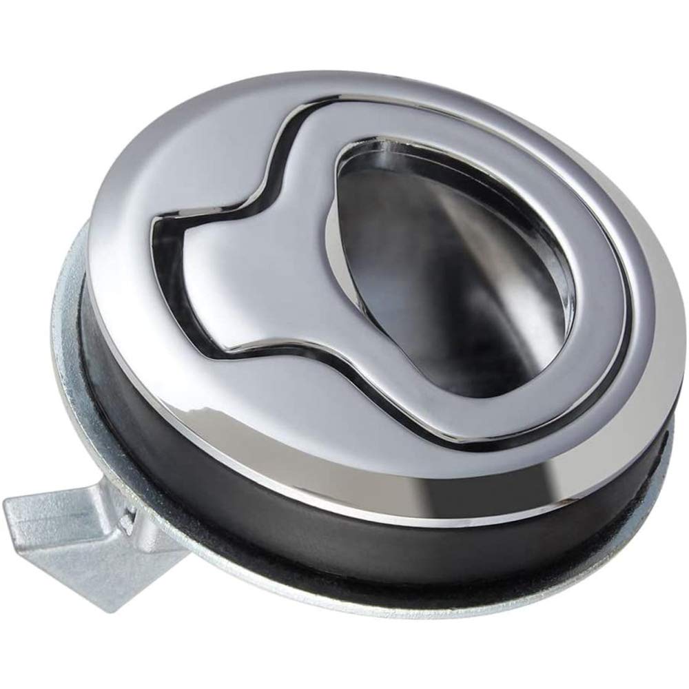 POFET Cabinet Door Lock Mailbox Drawer Cupboard Locker Campervan Motorhome - Chrome, S 38mm