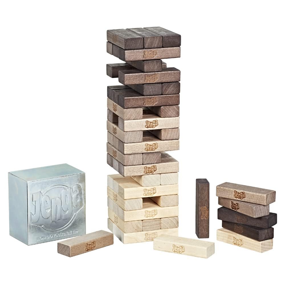 Hasbro Gaming Jenga Game: Rustic Series Edition - Amazon Exclusive