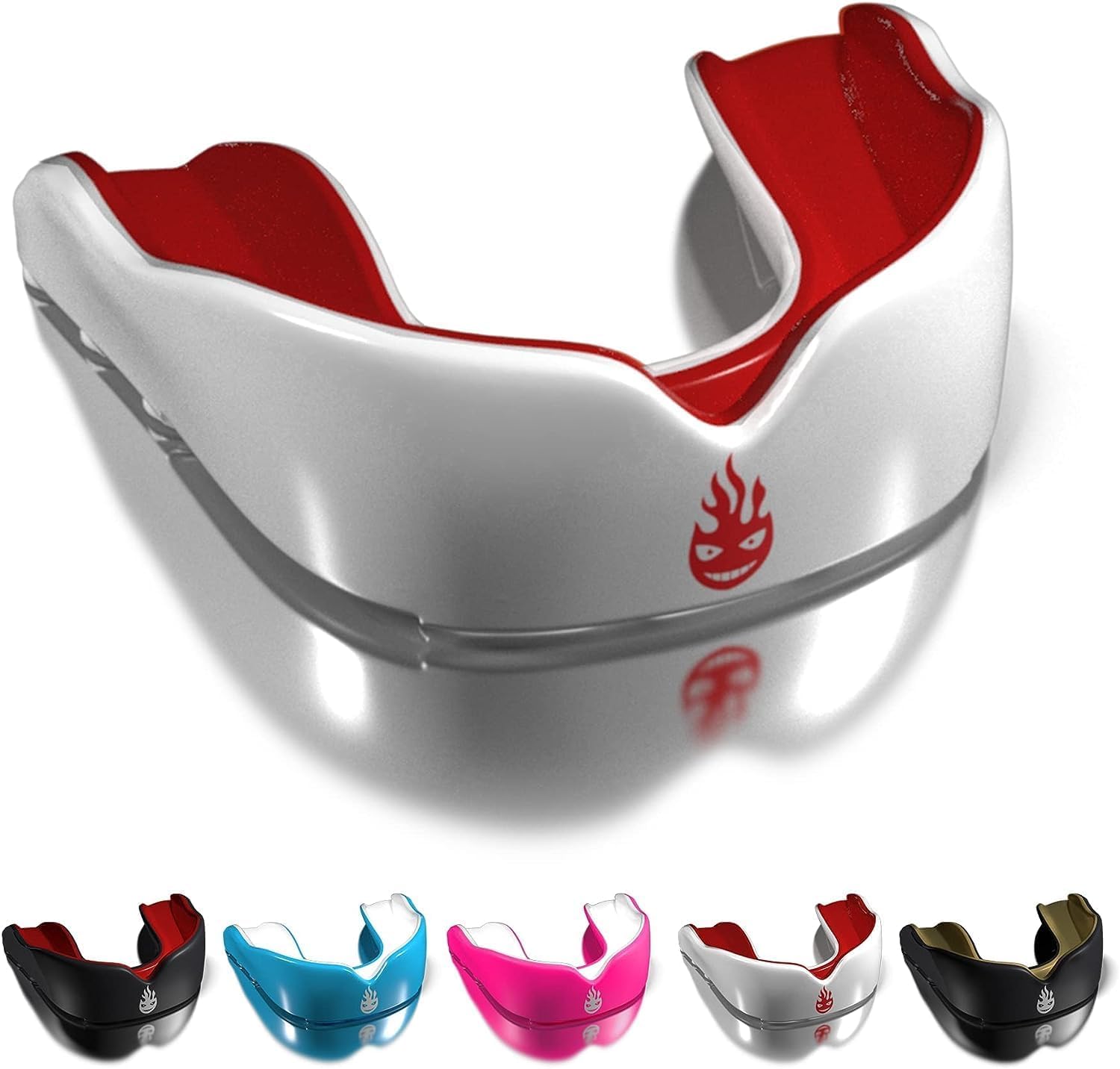 Dr Knox's Gum Shield Adult Youth & Junior Premium Boil & Bite for Contact Sports Including: Mouth Guard Boxing, MMA, Gum Shield Rugby, Football, Lacrosse, Hockey, Karate & Martial Arts Mouthguard — image 1