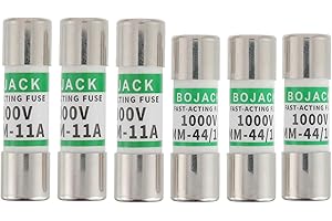 BOJACK Multimeter Fuse DMM-11A (DMM11) and DMM-44/100 (DMM 44 100) Fast Acting Digital Multimeter Replacement Fuse Compatible with Fluke Multimeters (Pack of 6)