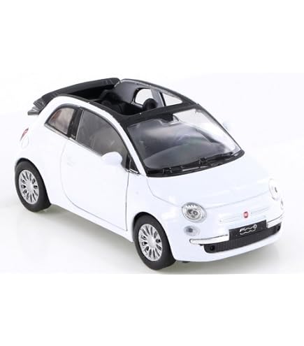Amazon.com: BBurago Fiat 500F (1965) Metal Kit Die Cast in Scale 1