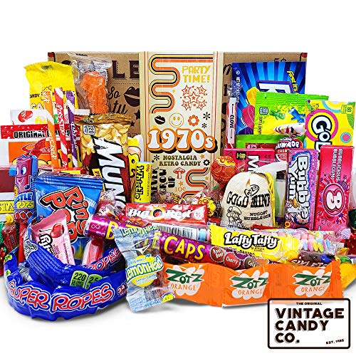 VINTAGE CANDY CO. 1970s RETRO CANDY GIFT BOX 70s Nostalgia Candies